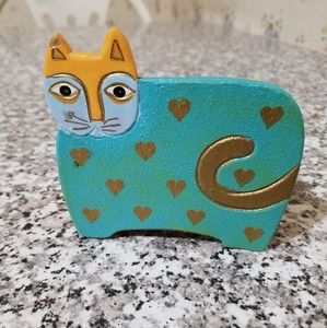Handpainted Cat Storage Box Draw